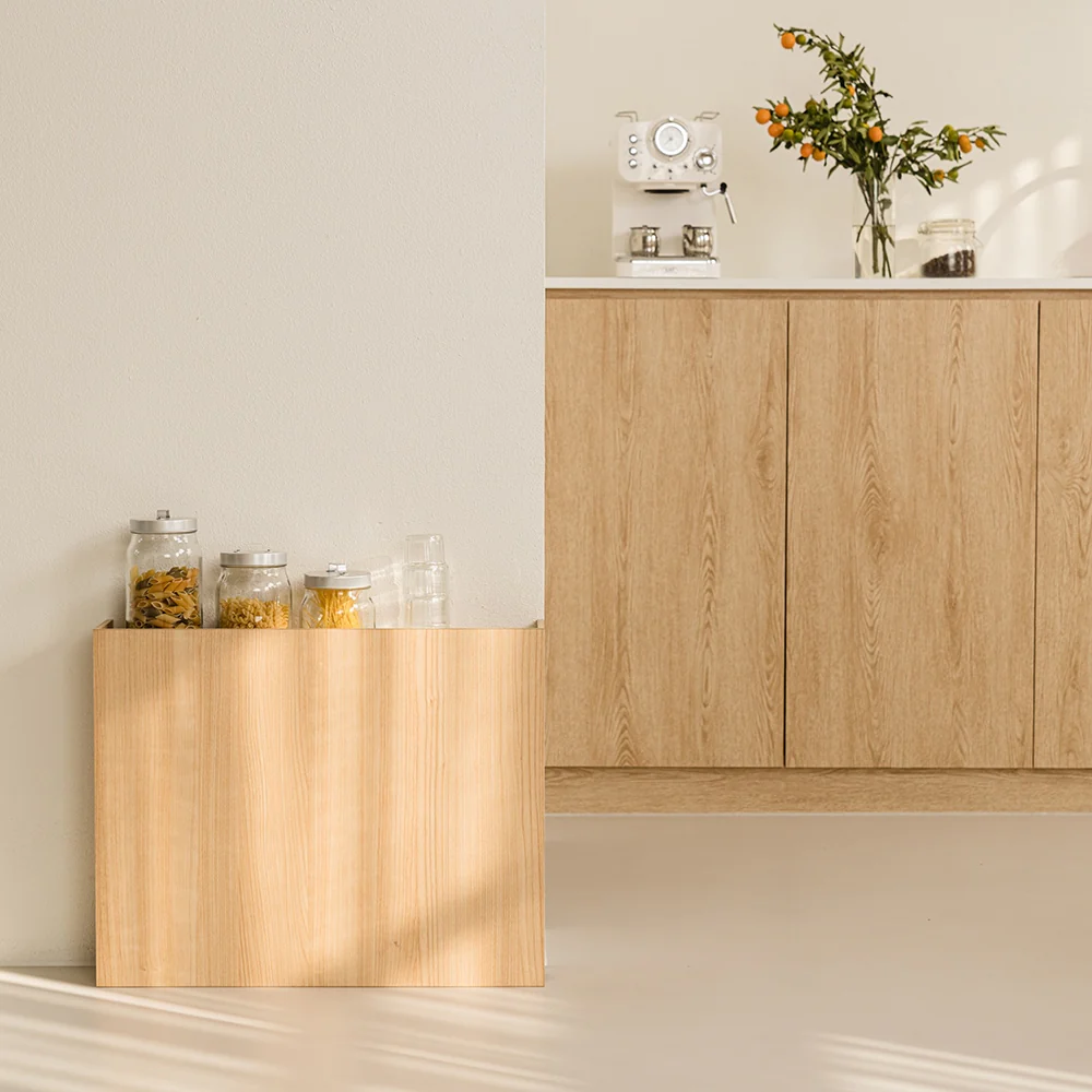 Low Bed Headboard with Concealed Shelf Storage - Image 7