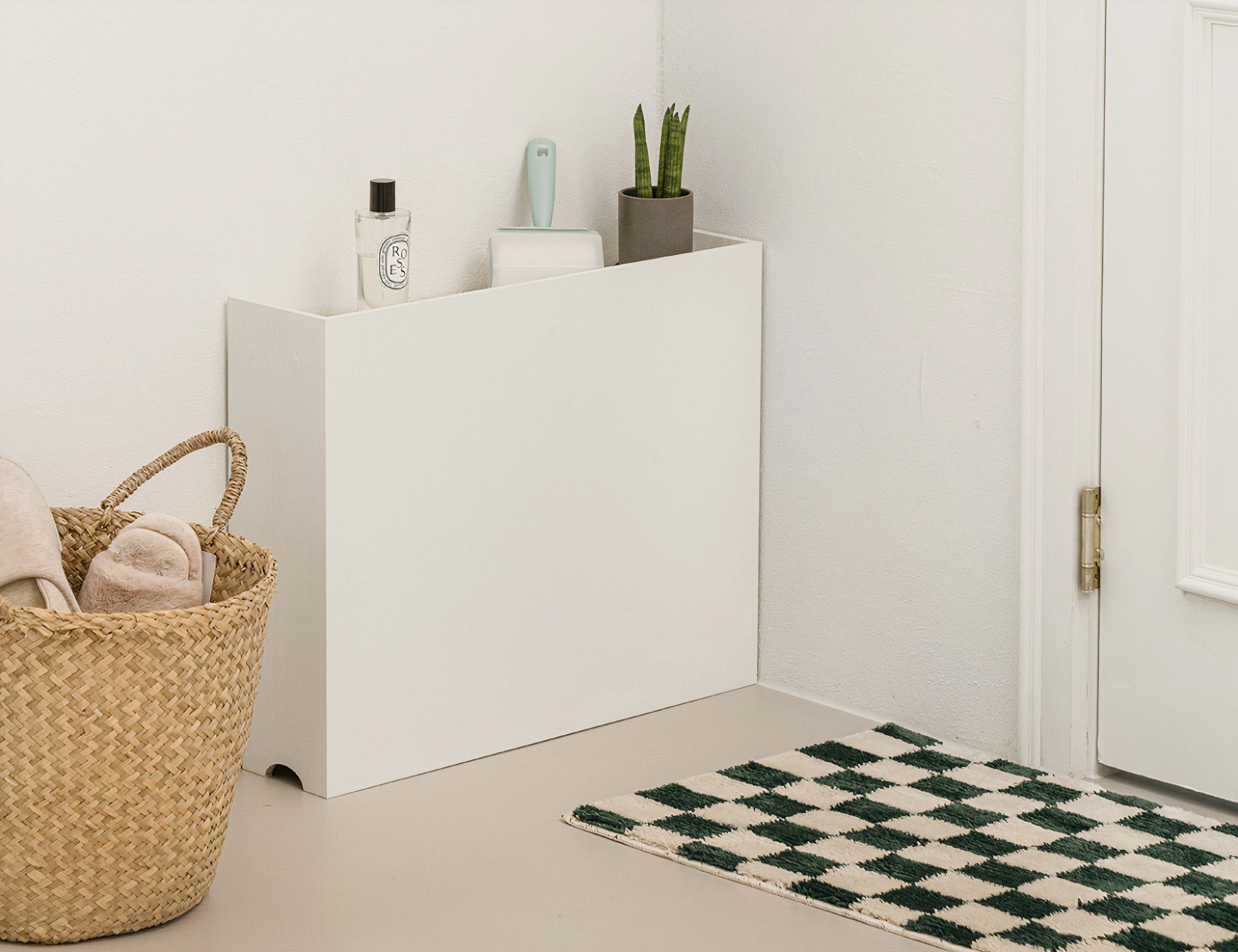 Low Bed Headboard with Concealed Shelf Storage - Image 8