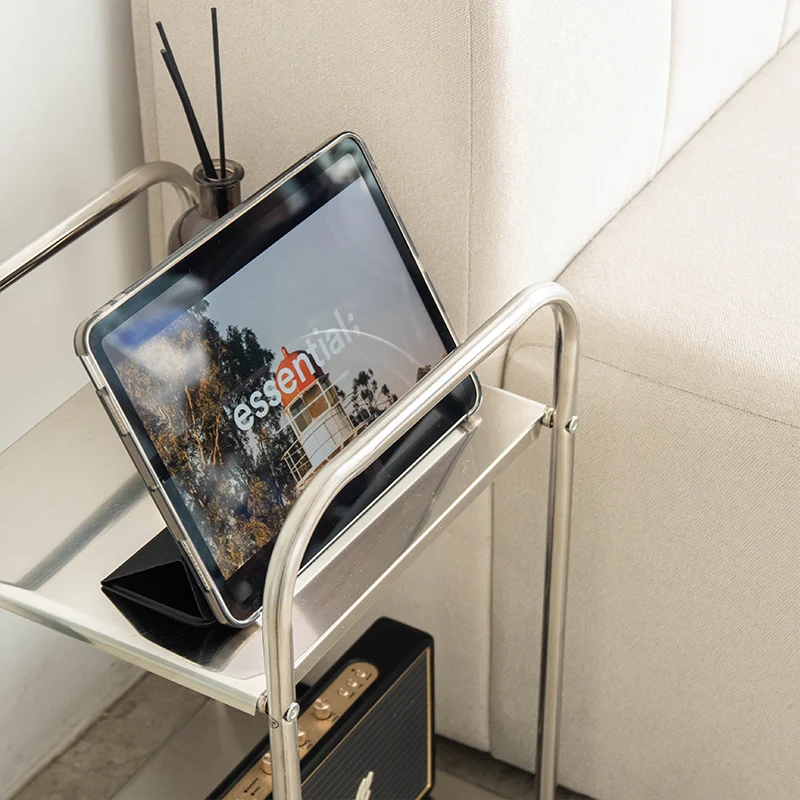 Metal 3-Tier Square Side Table - Image 4