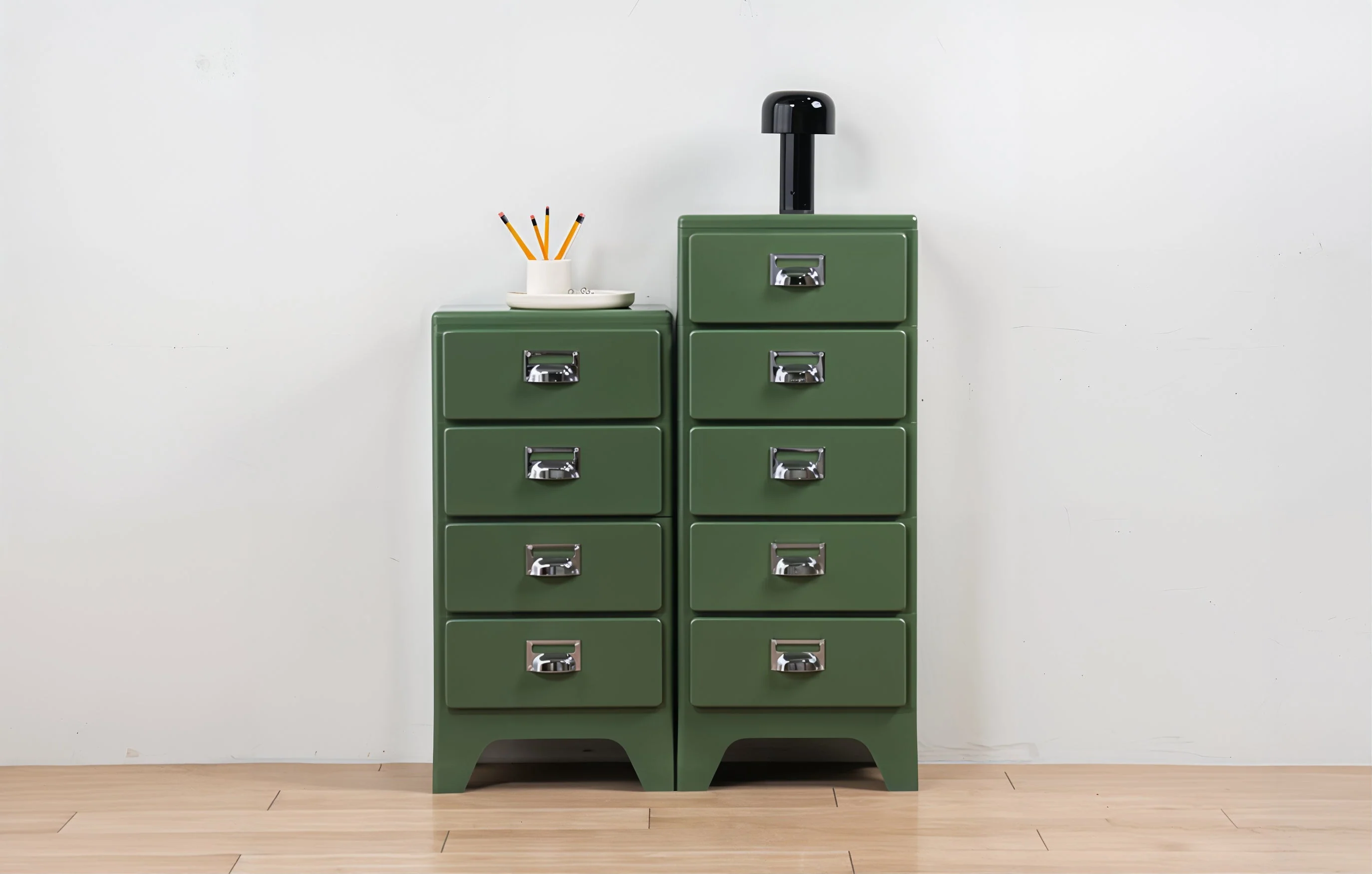 Mid-Century Vintage Steel Drawer Chest - Image 5