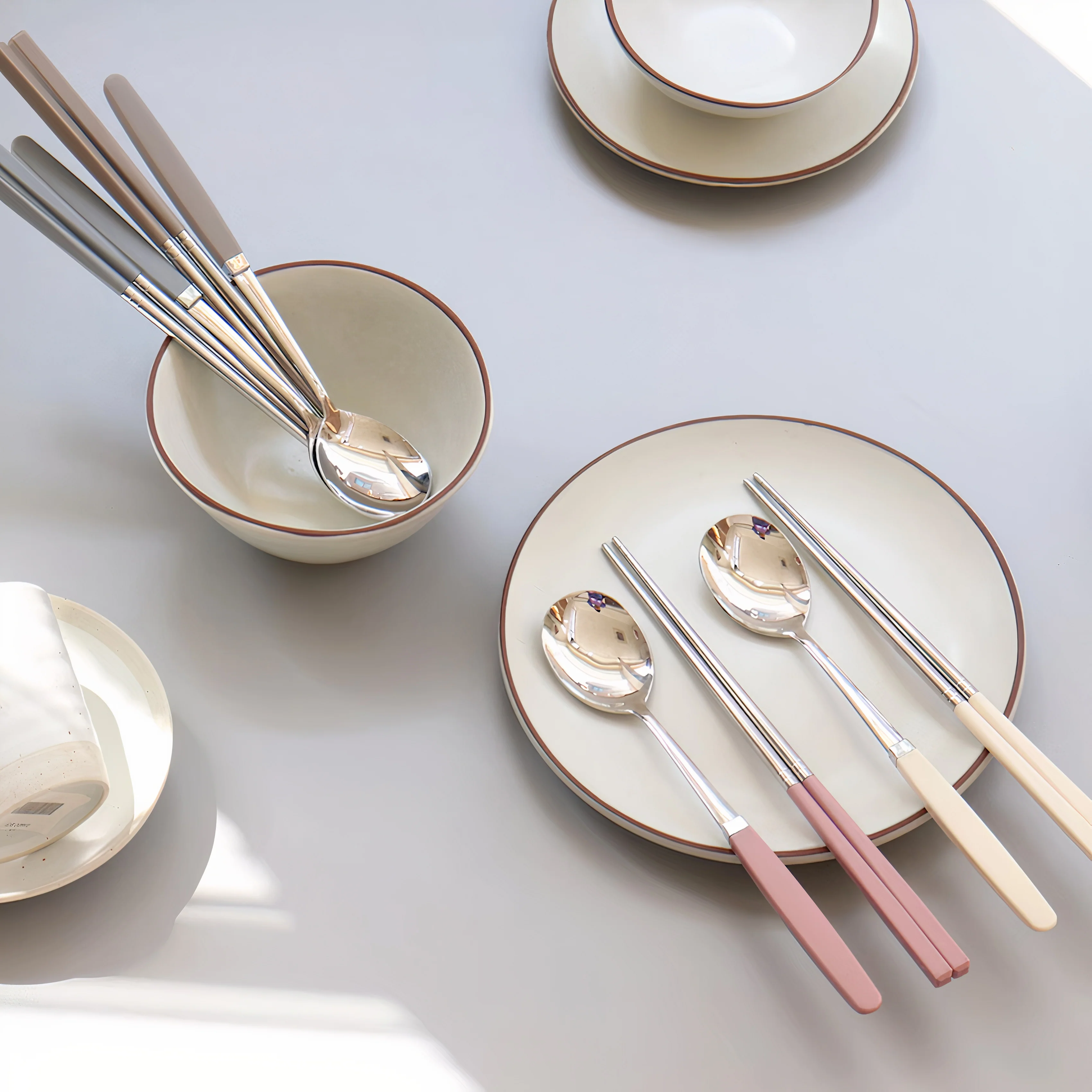 Kamome Velvet-Tone Spoon & Chopsticks Set of 2 - Image 5