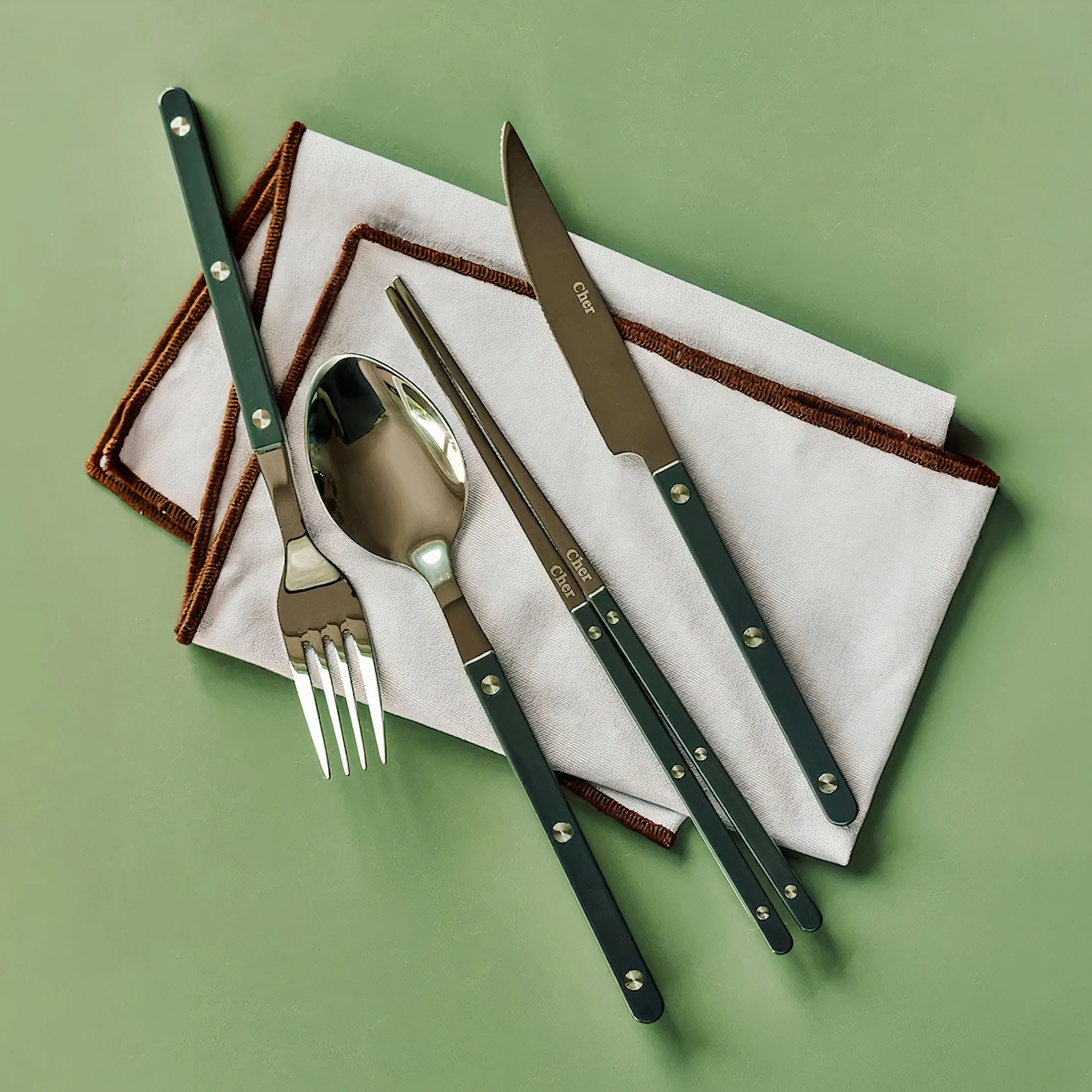 Sierre Farbe Cutlery Set for 2 (8-Piece) - Image 3