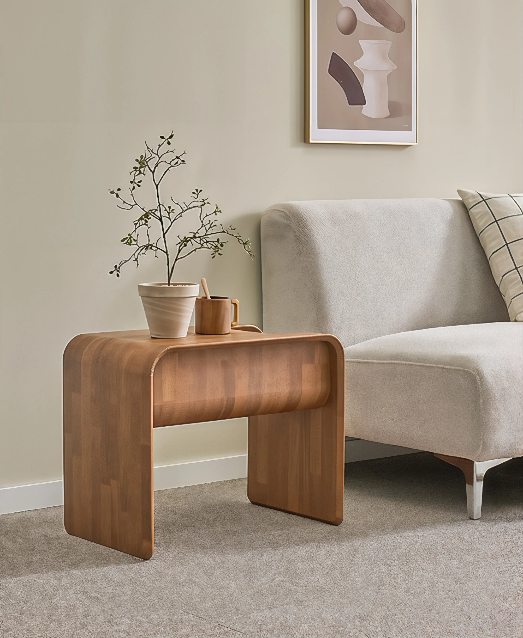 Multi-Use Curved Side Table - Image 6