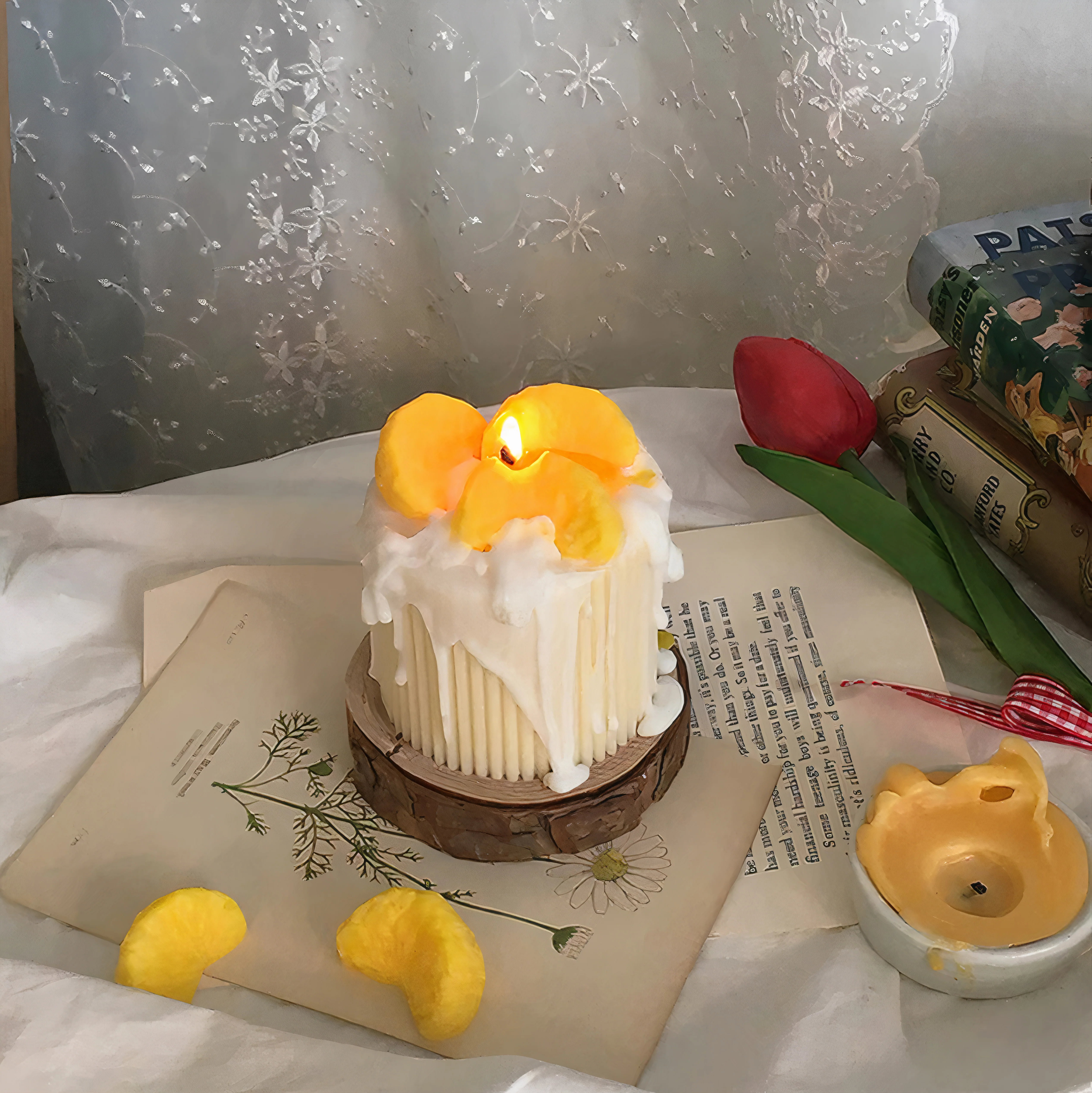 Citrus Drizzle Candle – Lime Lemon - Image 4