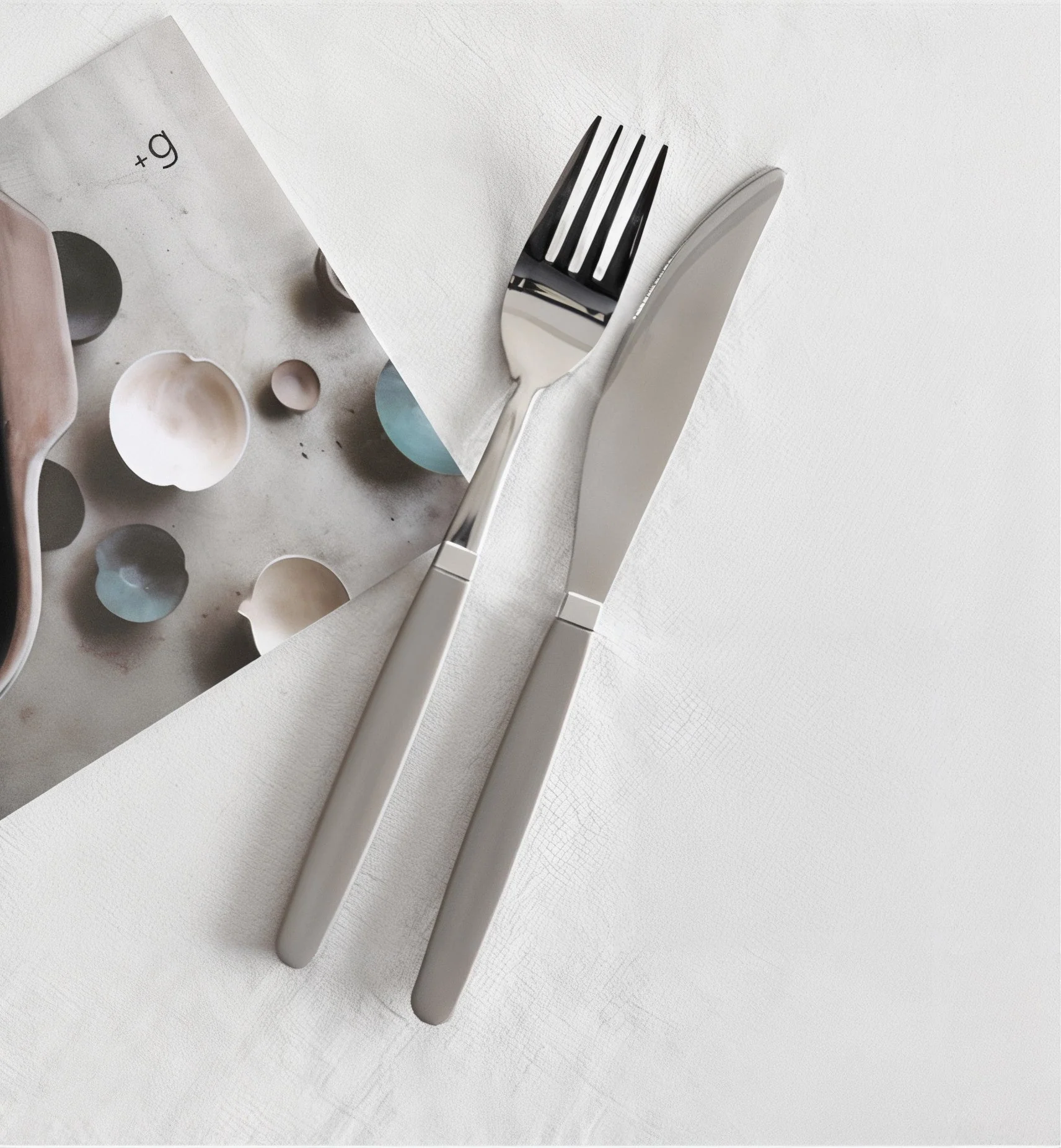 Kamome Pastel Cutlery 3-Piece Set - Image 3