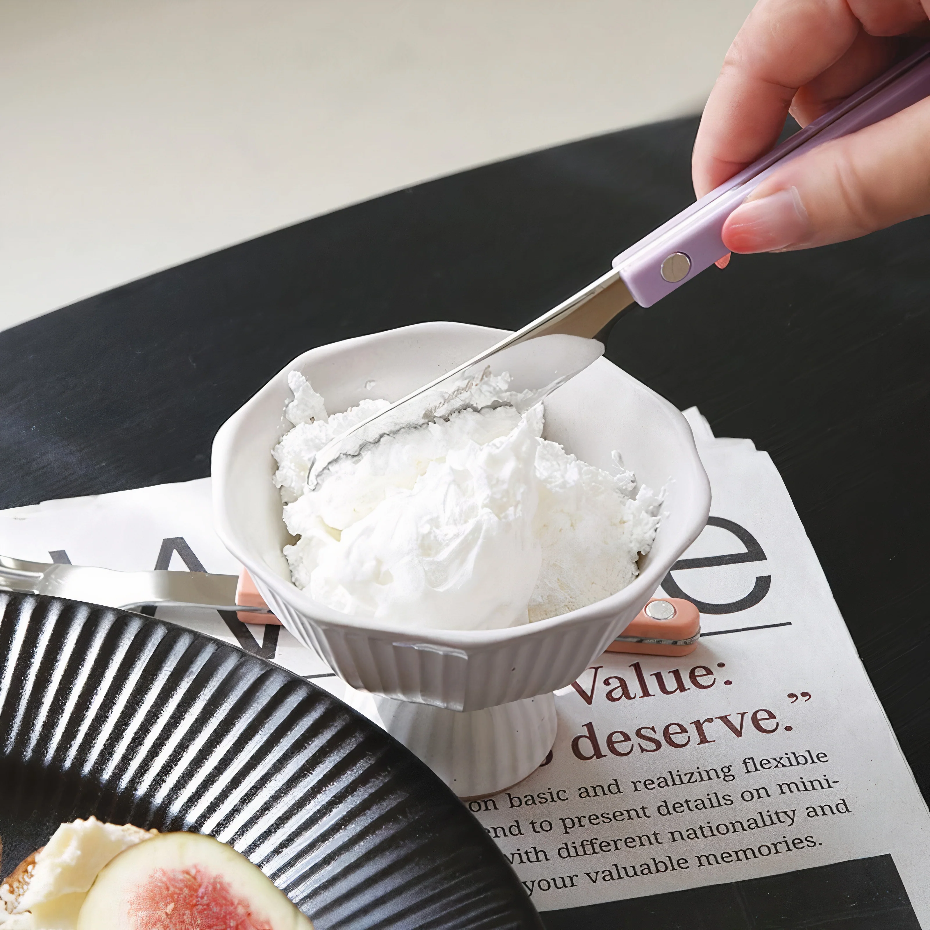 Pastel Dessert Cutlery Set – 3-Piece - Image 4