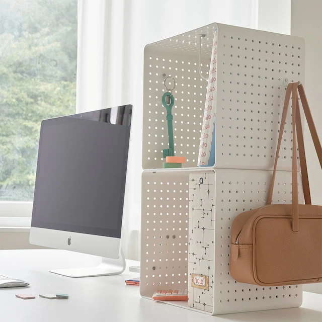 Pegboard Cable-Hiding Storage Cube - Image 4