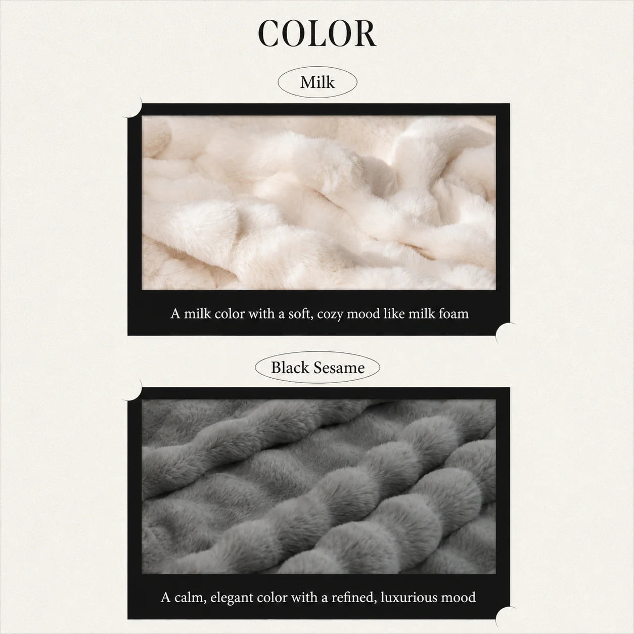 Premium Mink Latte Faux Fur Blanket - Image 9