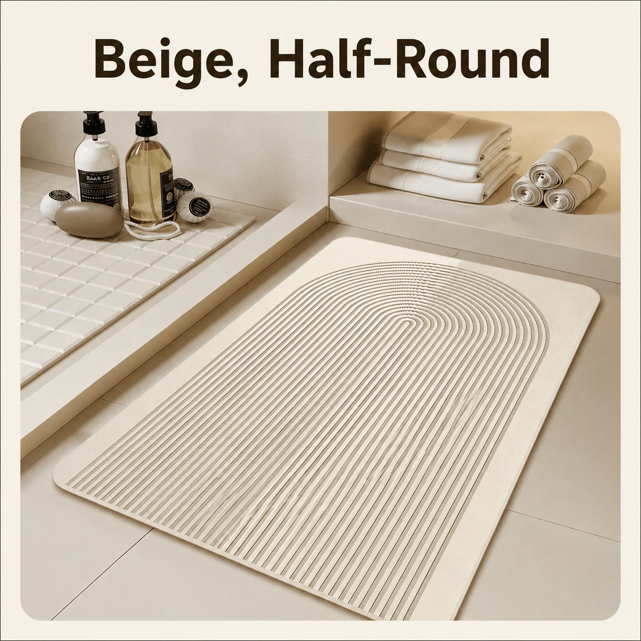 Quick Absorbing Earth Patterned Bath Mat - Image 4