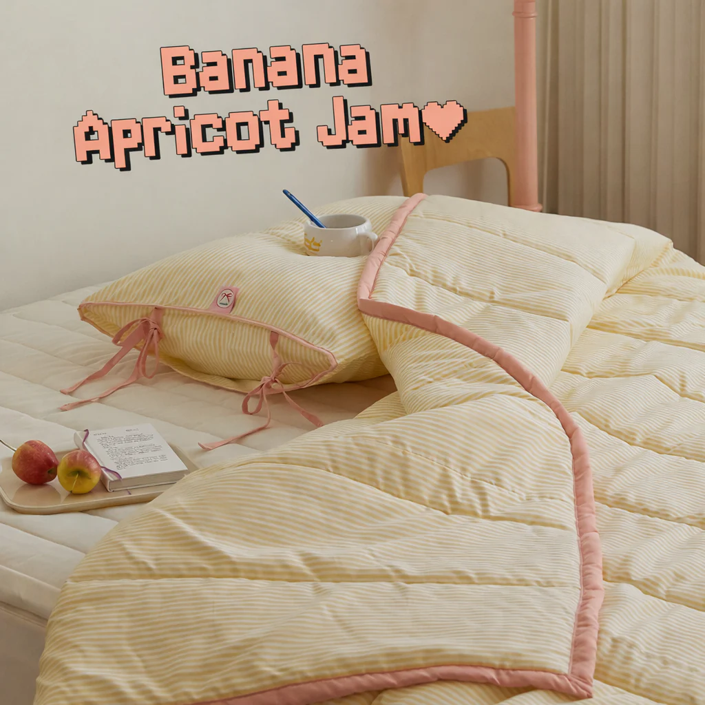 Ribbon Cake Fitted Pad Bedding Set (Transitional & Summer) - Image 5