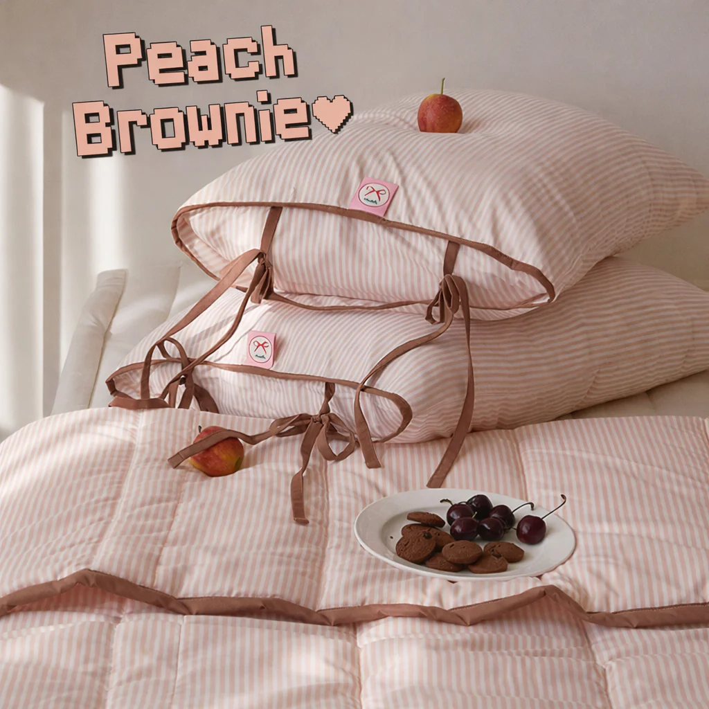Ribbon Cake Fitted Pad Bedding Set (Transitional & Summer) - Image 8