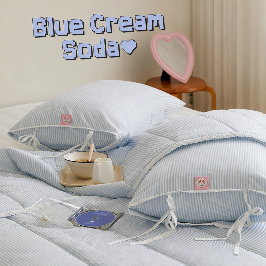 Ribbon Cake Fitted Pad Bedding Set (Transitional & Summer) - Image 9