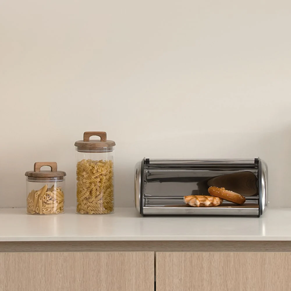 Roll-Up Stainless Steel Bread Box
