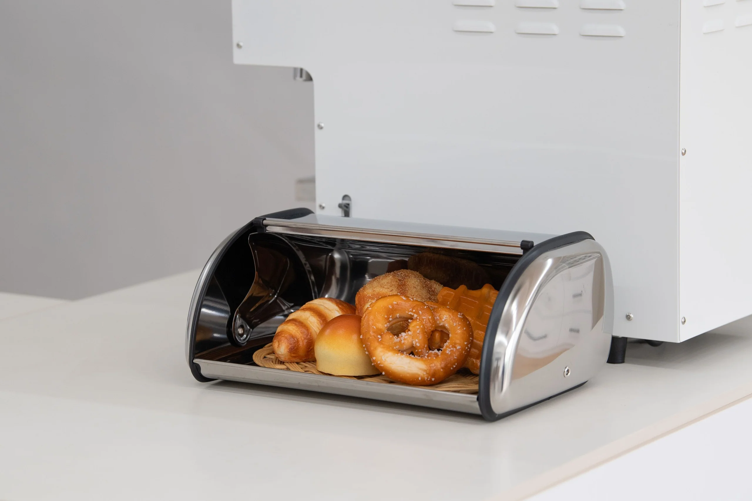 Roll-Up Stainless Steel Bread Box - Image 2