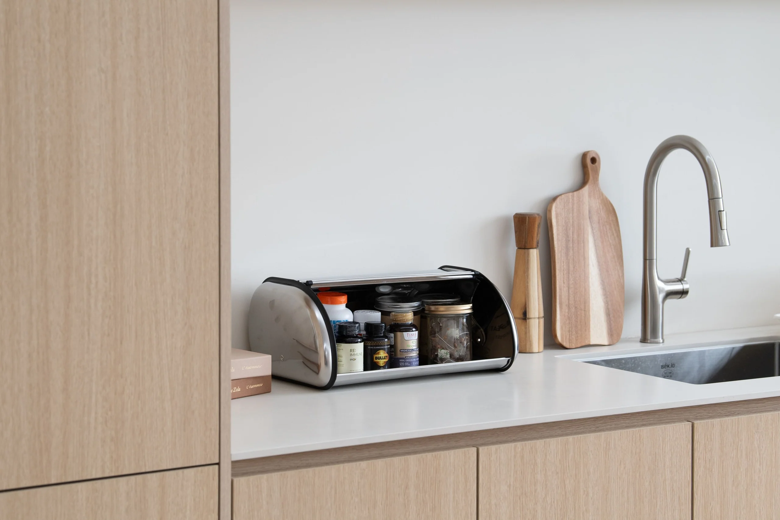 Roll-Up Stainless Steel Bread Box - Image 3