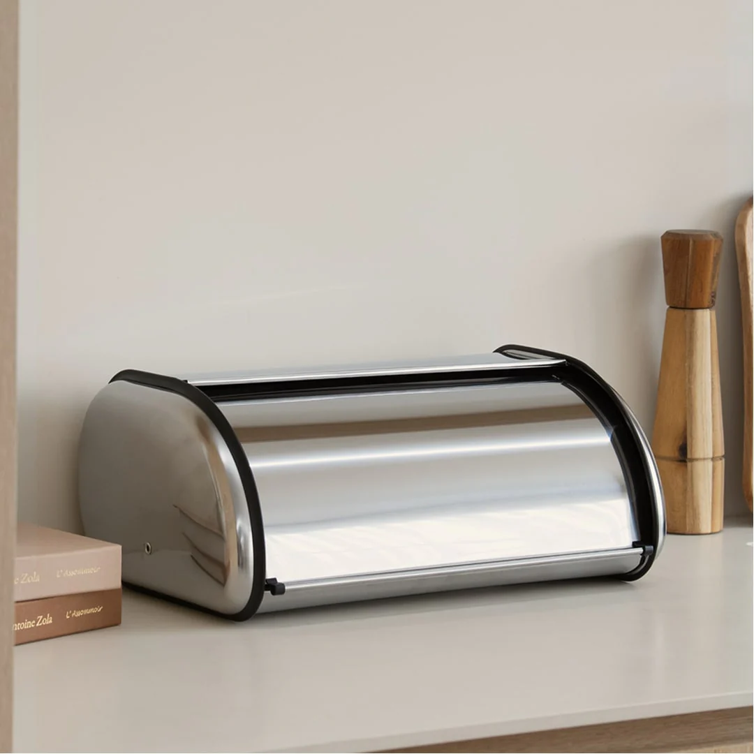 Roll-Up Stainless Steel Bread Box - Image 4