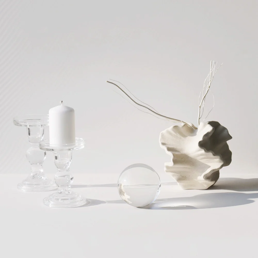 Ruffled Ceramic Vase - Image 5