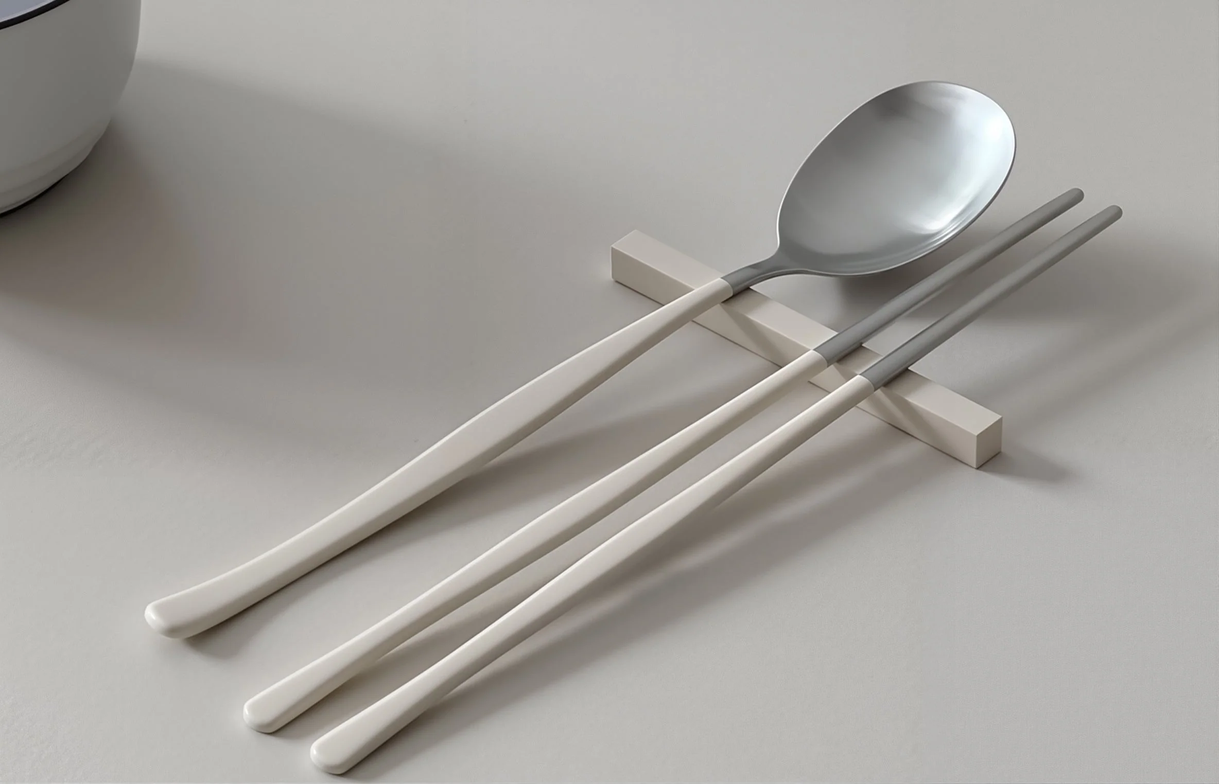 Satin Color Cutlery & Rest 4-Person Gift Set - Image 4