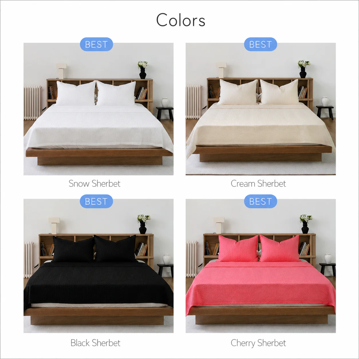 Sherbet Seersucker Light Blanket - Image 11