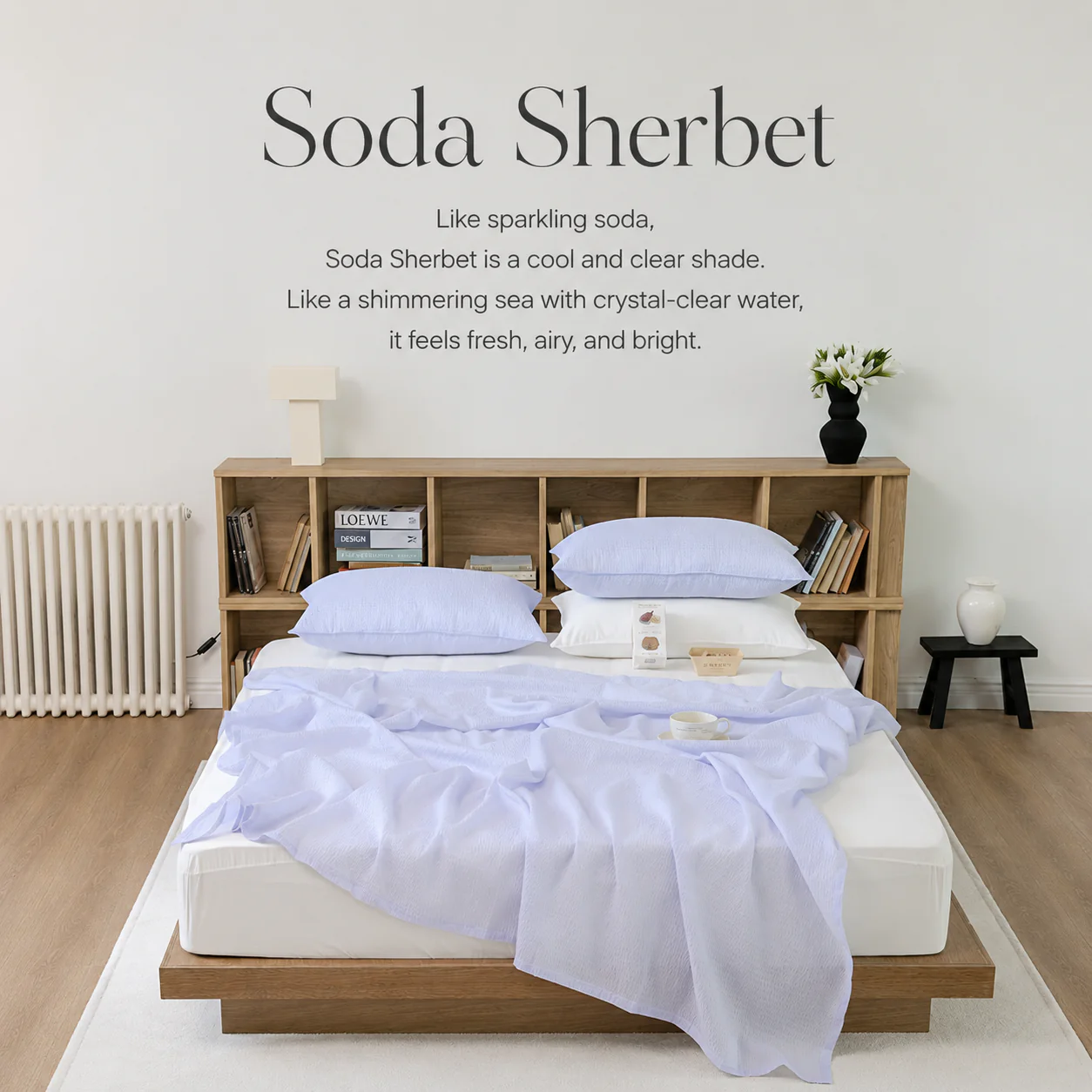 Sherbet Seersucker Light Blanket - Image 6