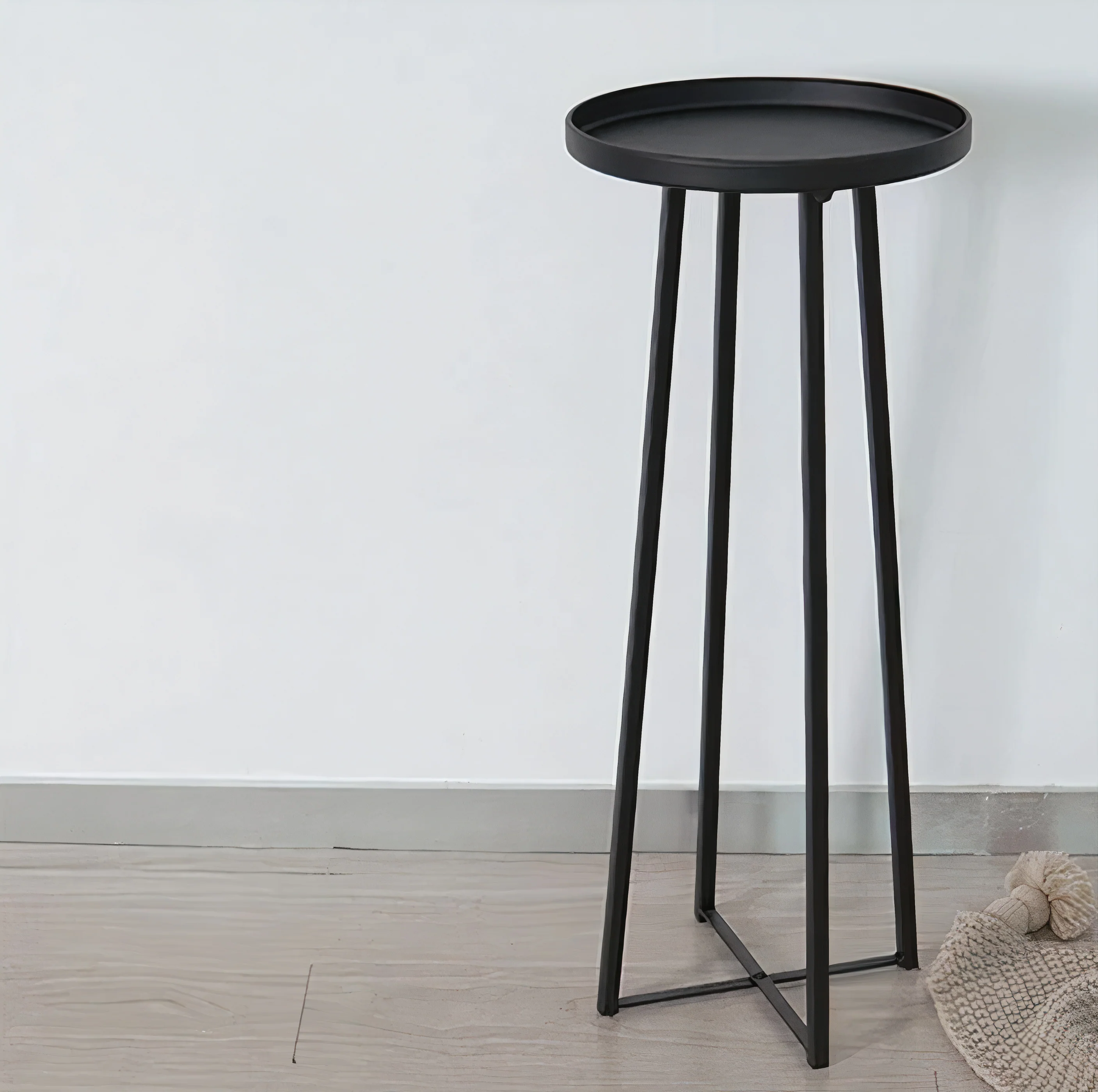 Slim Tall Metal Accent Table - Image 4