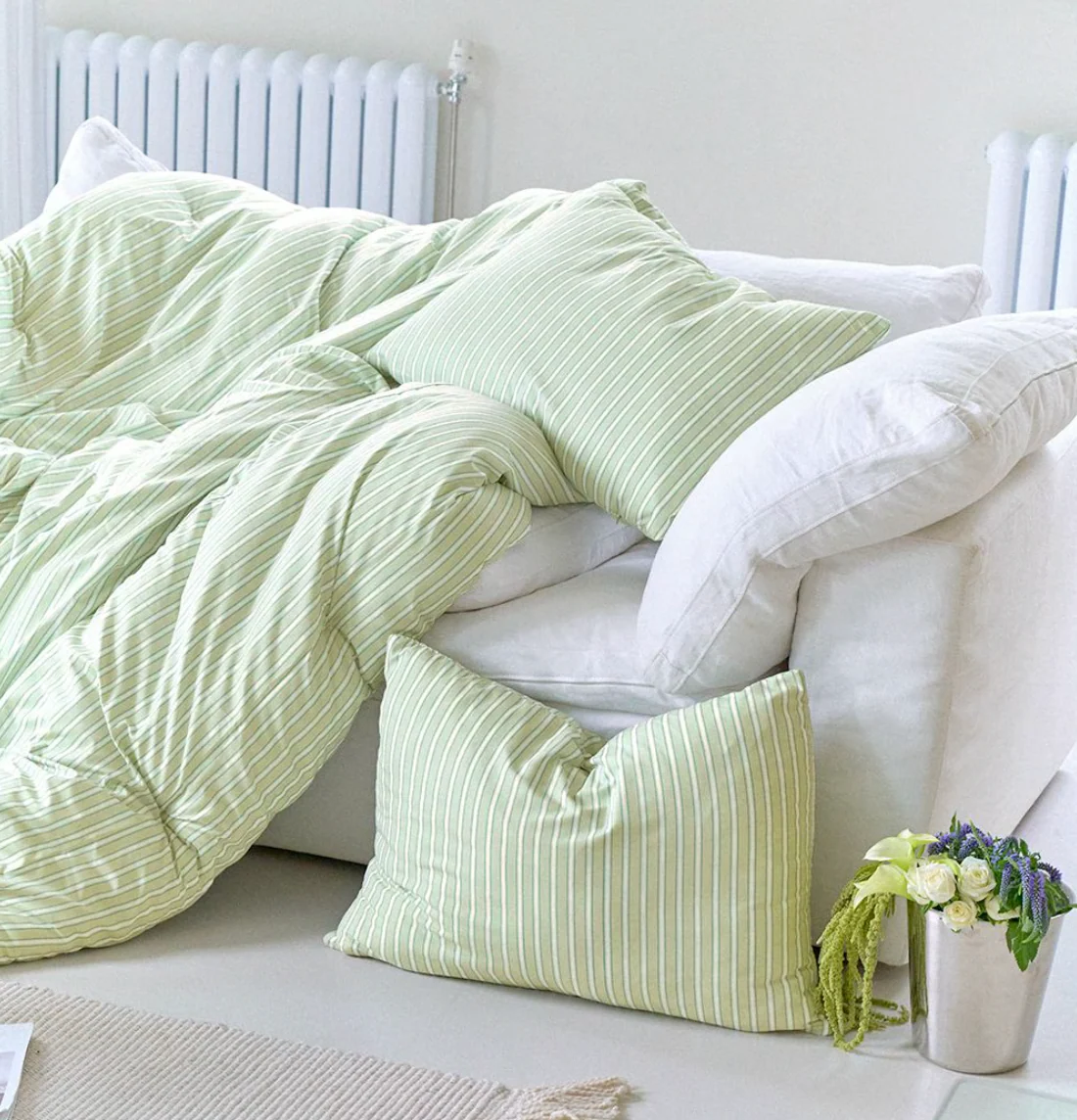 Soft Stripe Comforter & Pillow Set (Eco Corn Fill) - Image 10