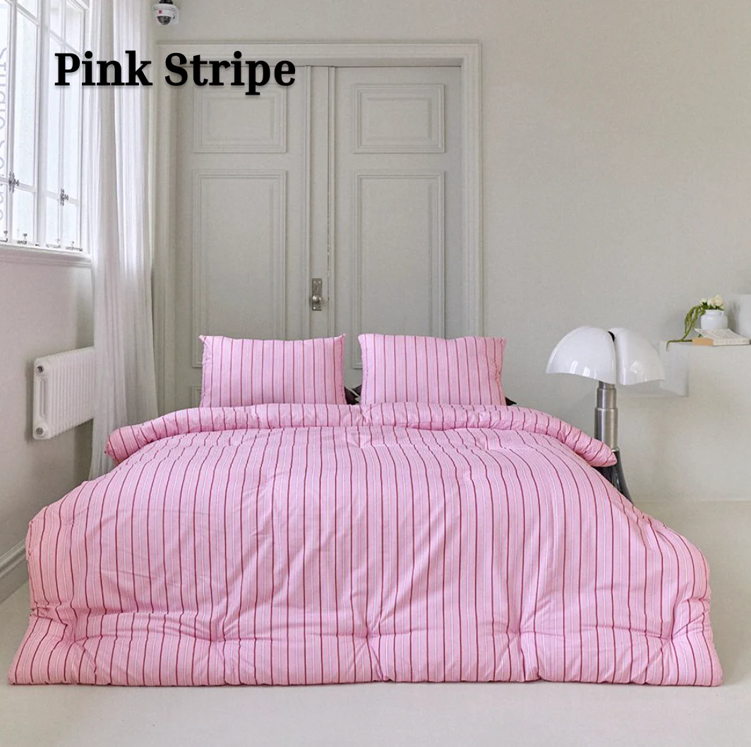 Soft Stripe Comforter & Pillow Set (Eco Corn Fill) - Image 13