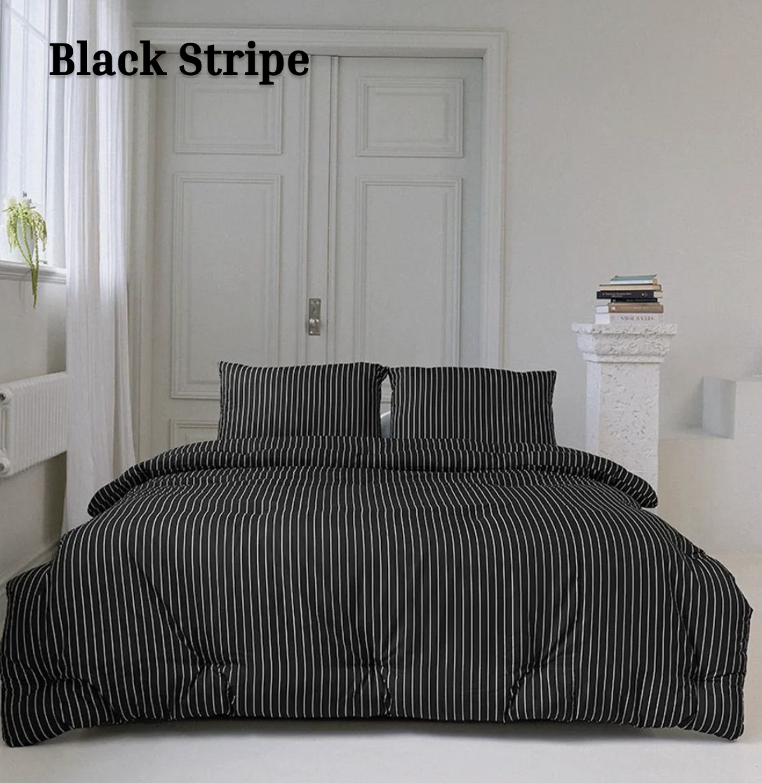 Soft Stripe Comforter & Pillow Set (Eco Corn Fill) - Image 15