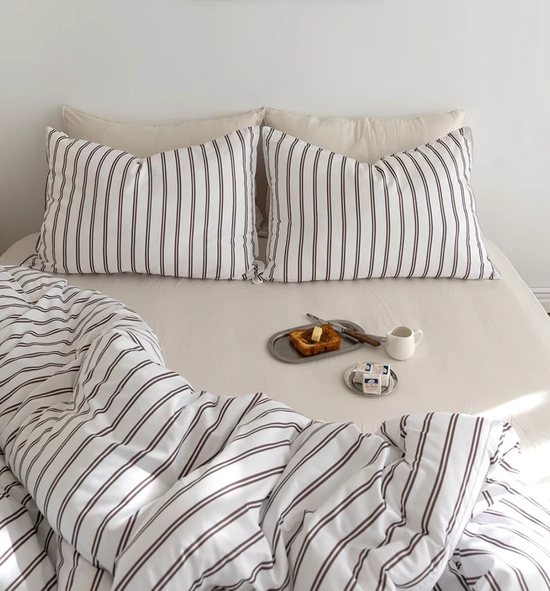 Soft Stripe Comforter & Pillow Set (Eco Corn Fill) - Image 8