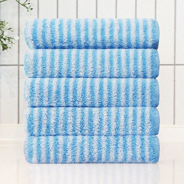 Soft Taffy Stripe Hotel Towel (10-Pack) - Image 5
