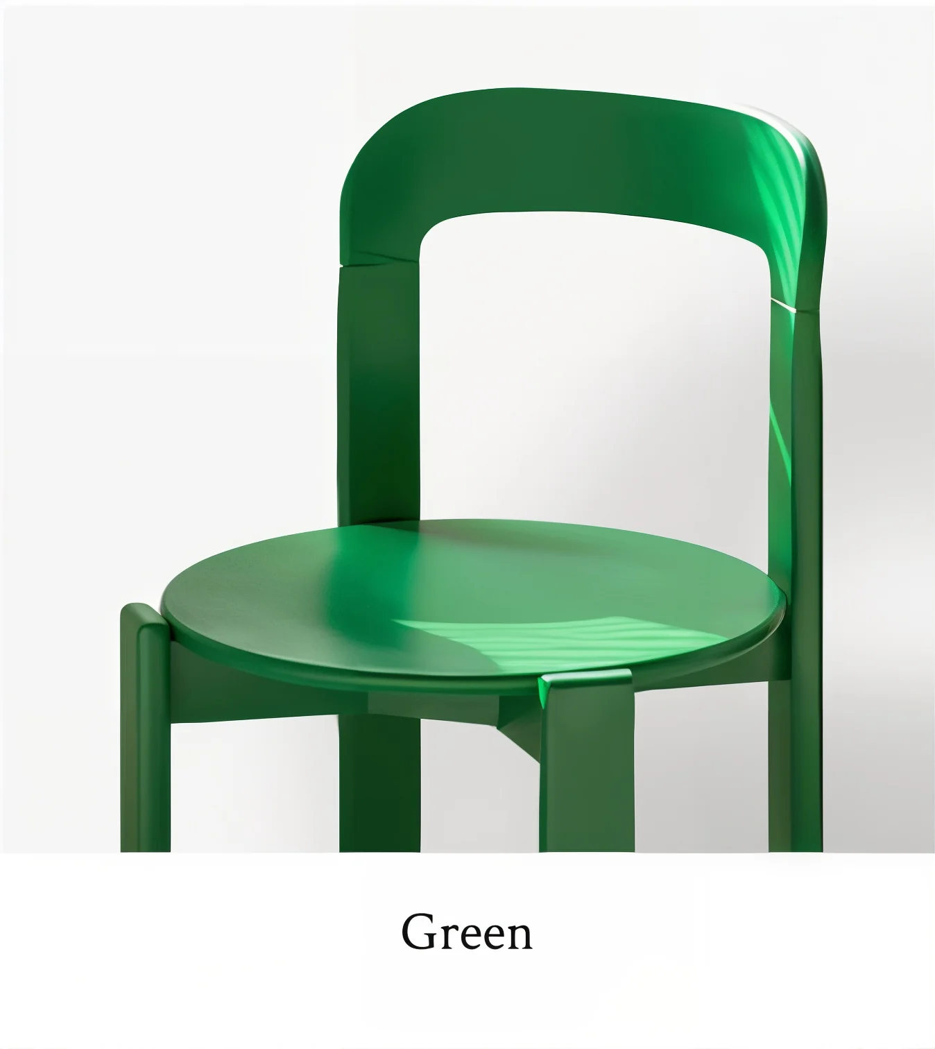Solid Wood Curve Back Dining Chair - Image 11