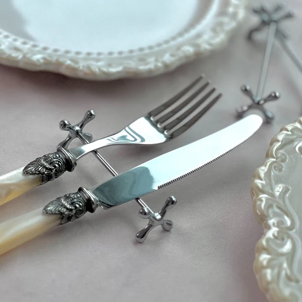 Stainless Steel Spoon Rest Set (4-Piece) - Image 3