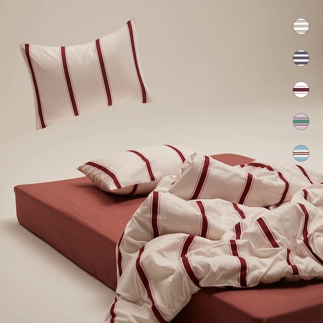 Modern Stripe All Season Comforter Set - Image 3