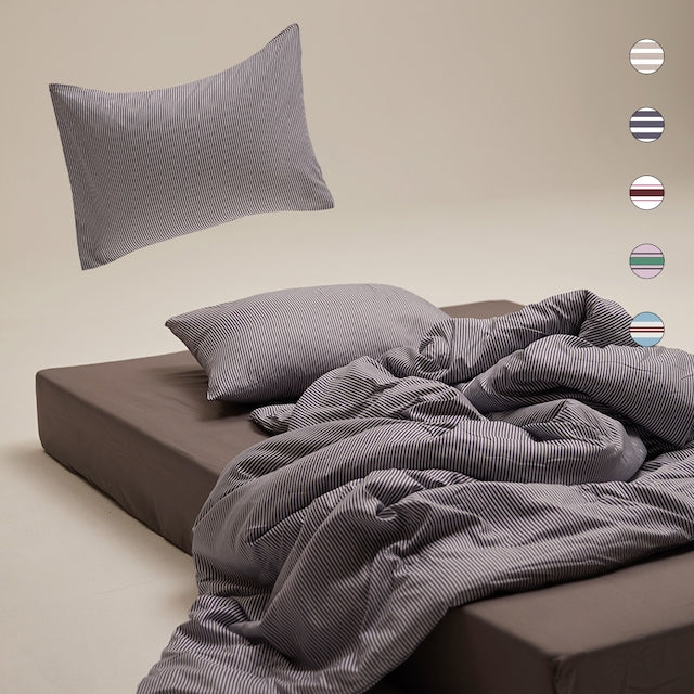 Modern Stripe All Season Comforter Set - Image 7