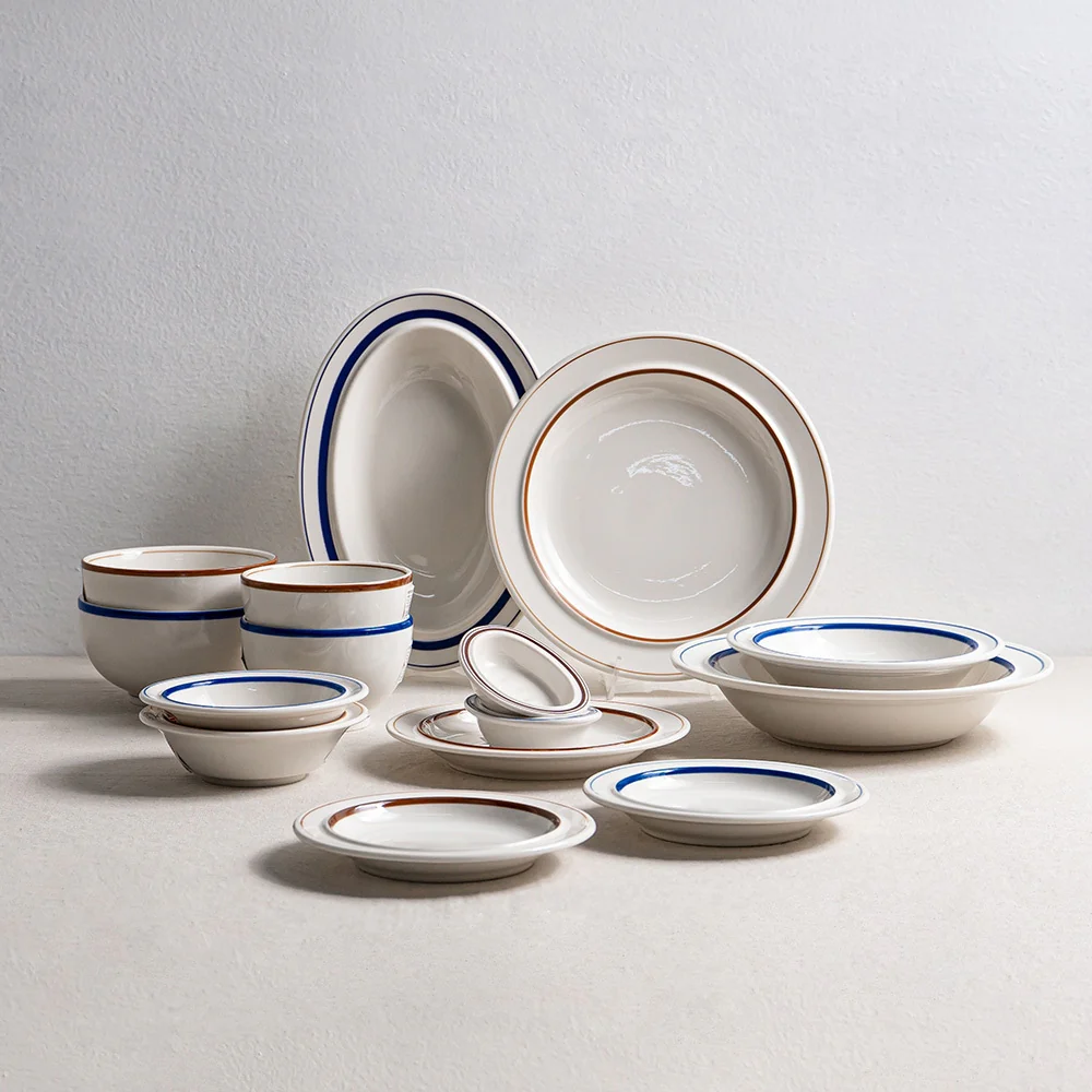 Syracuse Maple Plate and Bowl Set for 2 (15 Piece) - Image 4