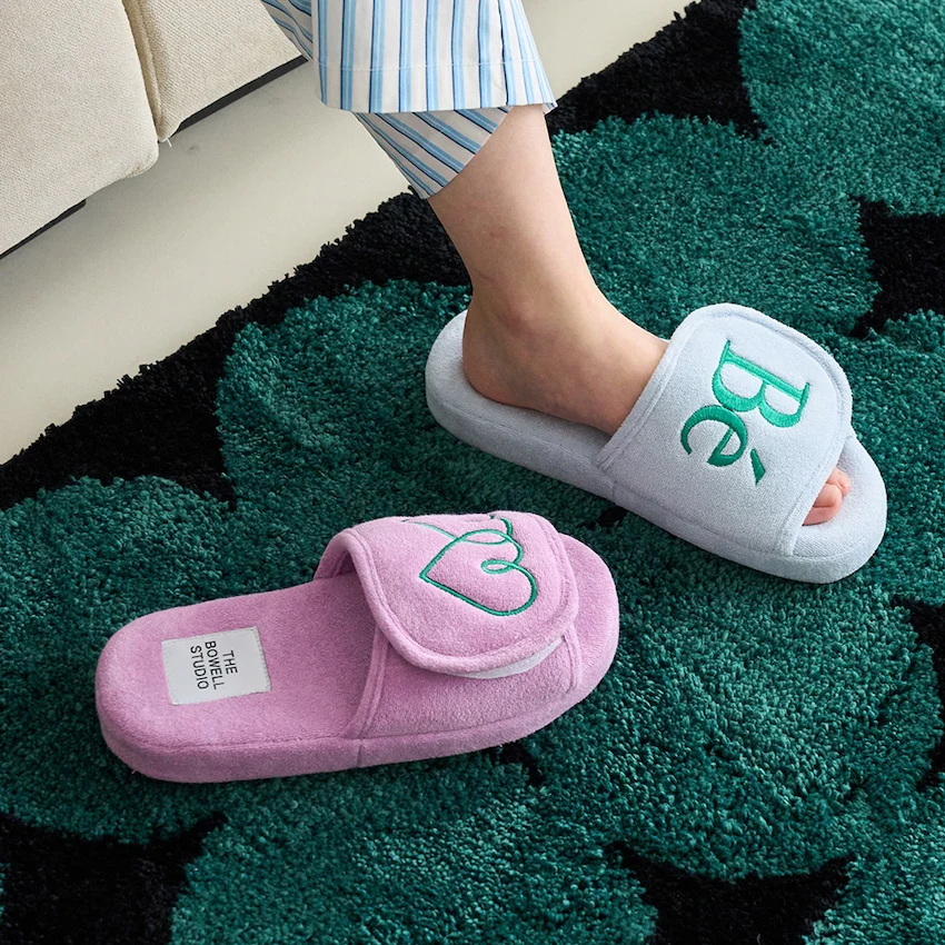 Terry Velcro Memory Foam Cloud Comfort Slippers - Image 5