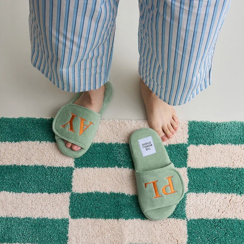 Terry Velcro Memory Foam Cloud Comfort Slippers - Image 7