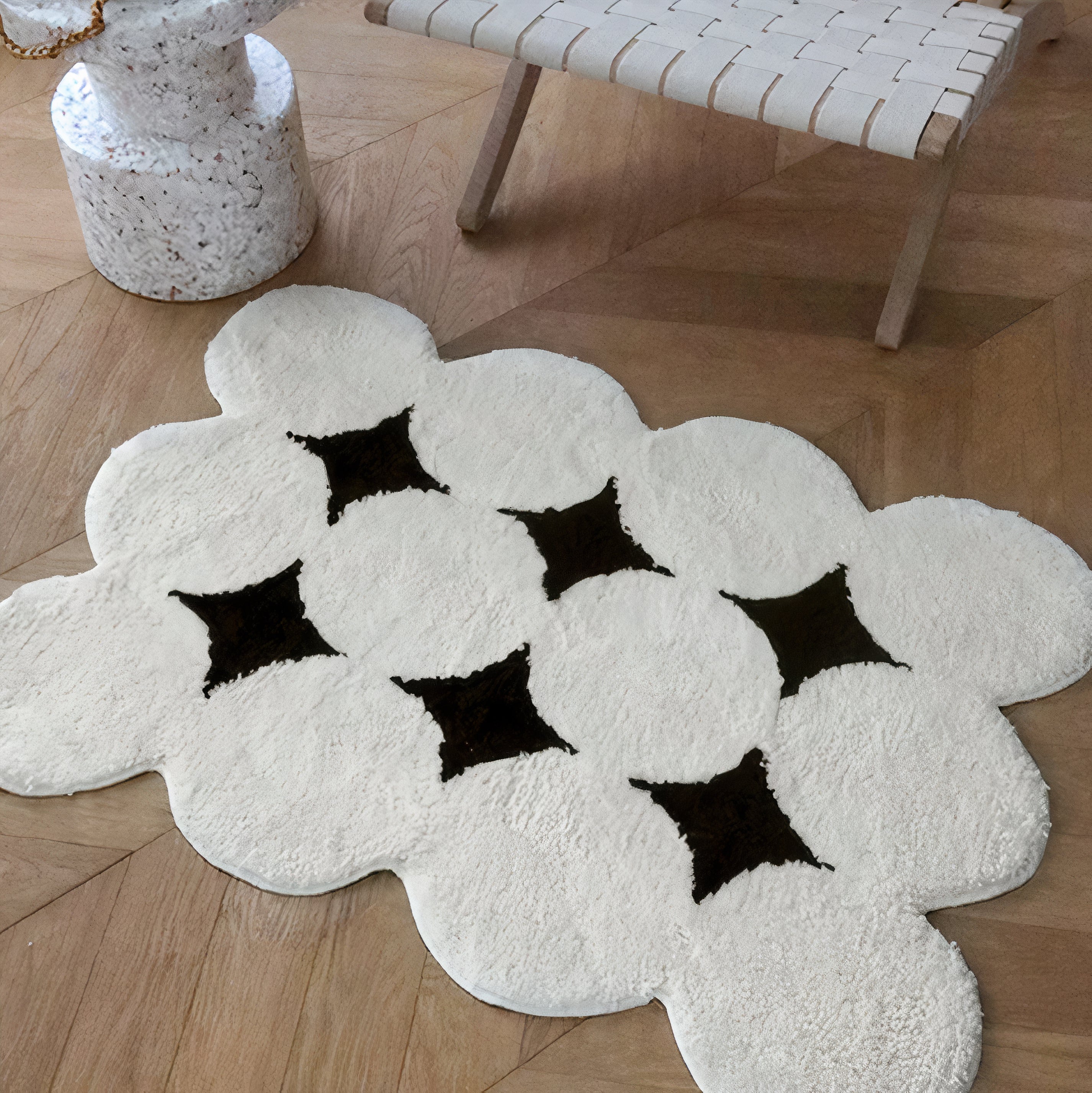 Tufted Mini Rug / Bath Mat - Image 6