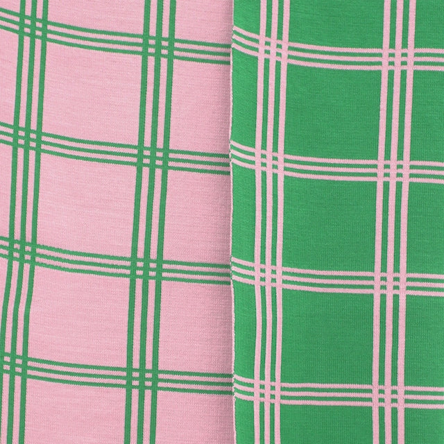 Verde Check Knit Blanket - Image 6