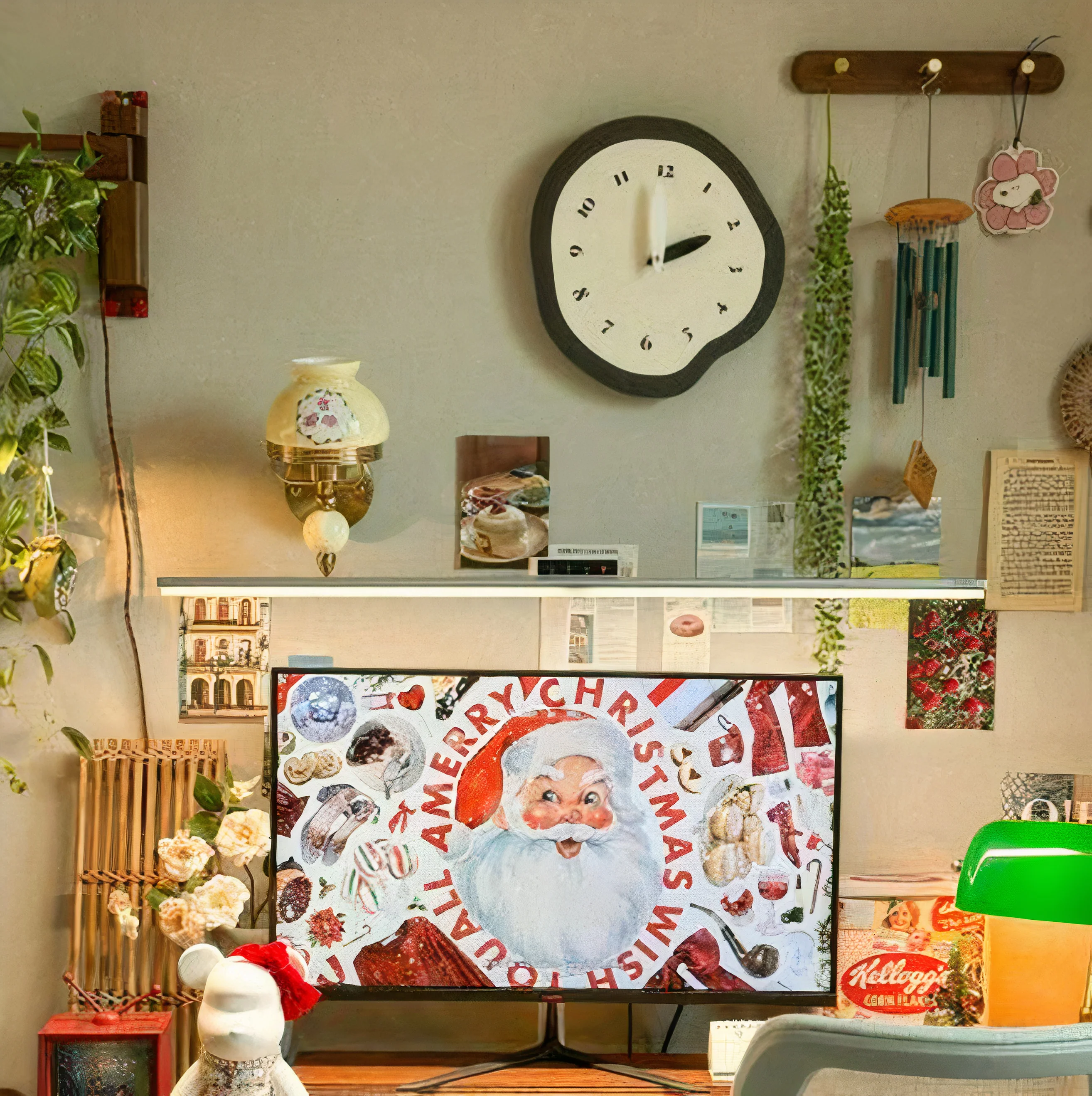 Wavy Retro Wall Clock - Image 3